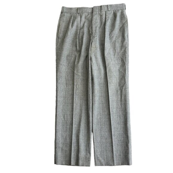 Vtg Rainy Day Wools by Thompson Men’s Pleated Trousers. Size 36x28 - Picture 1 of 9